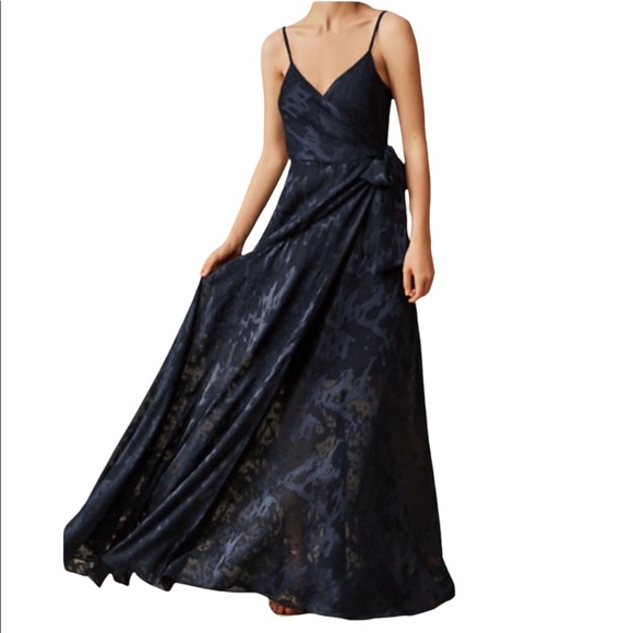 BHLDN Hutch Alden Dress in Midnight Size L NWOT - Picture 1 of 14